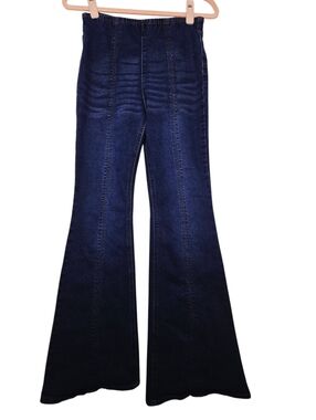 Tinseltown brand, high-rise, pull-on flare jeans